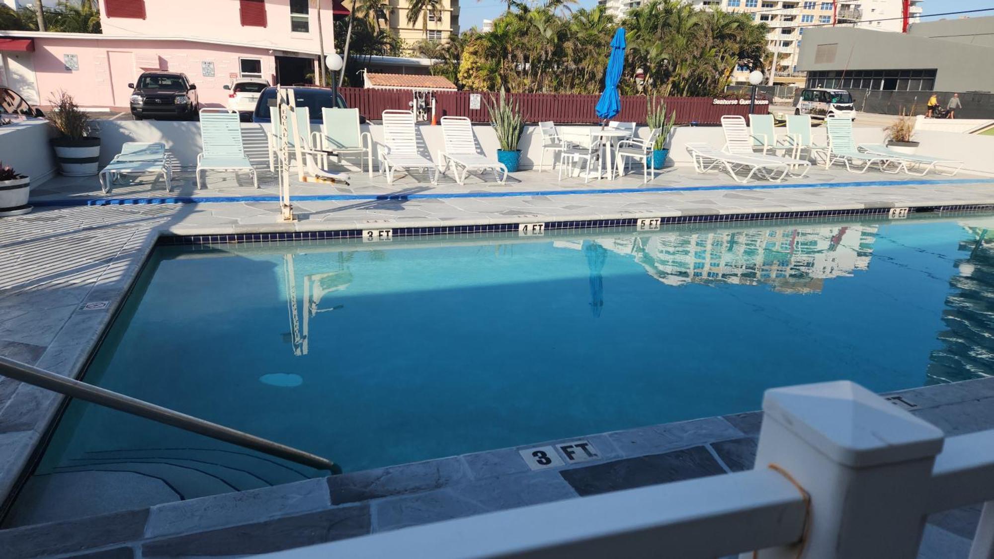 The Palms On Ocean Motel Pompano Beach Exterior photo